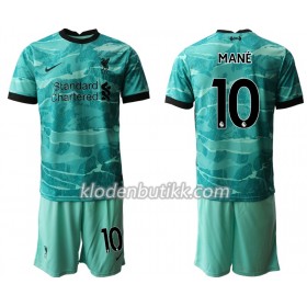 Liverpool Sadio Mane 10 Barn Bortedraktsett 2020-2021 Kortermet (+ Korte bukser)